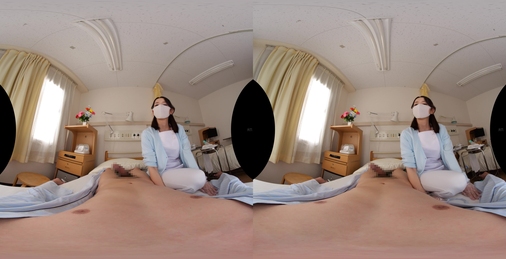 【VR】【8K VR】マスク美女の看護師に退院するまで見つめられ、射精させられる入院生活5 