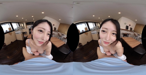 SAVR-420 【VR】朝カフェお姉さんと相席するだけの関係性、だったのに。早朝7時の喫茶店にて。バツイチ女性に思わせ振りなことを言ってしまった結果、彼女はブラジャーを付けて来なくなりました。森日向子